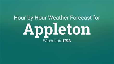 Appleton wi hourly weather. Things To Know About Appleton wi hourly weather. 